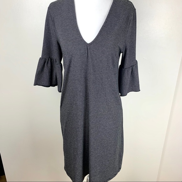 ASOS New Look | Ruffle Sleeve Striped Dress - Picture 4 of 7